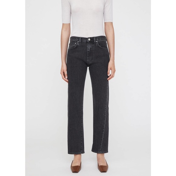Toteme Denim - Toteme Original Twisted Seam Jeans in Grey Wash Size 28